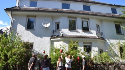 Der Verein Paradieschen möchte im Stadtteil Pfersee ein Haus kaufen, um bezahlbaren Wohnraum zu schaffen. (Foto: Paradieschen e.V.)