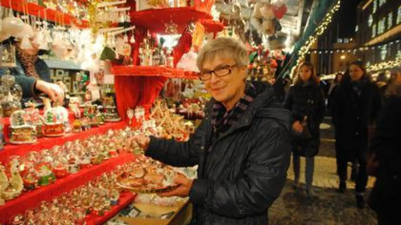 Auf dem Augsburger Christkindlesmarkt   bieten dieses Jahr 130 Händler ihre Waren an.	Foto: Jasmin Leib (Foto: Jasmin Leib)
