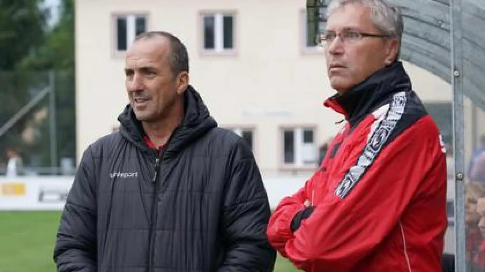 Cheftrainer Herbert Wiest   (links) und sein Assistent Joachim Kessel verlassen am Saisonende den TSV Aindling.	Foto: Siegfried Kerpf (Foto: Siegfried Kerpf)
