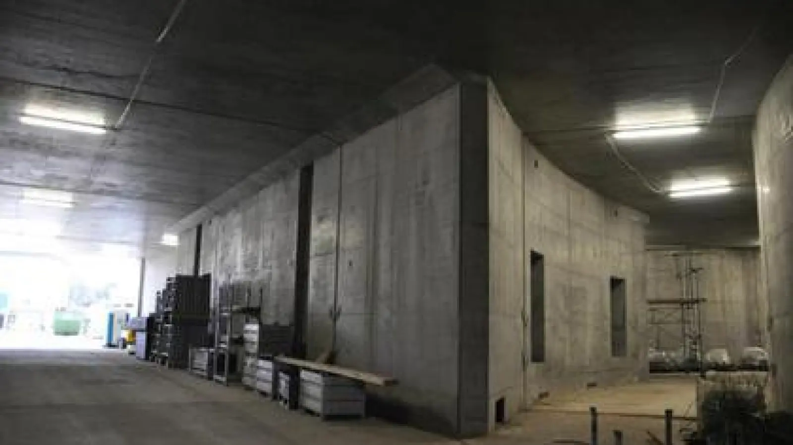 Tunnel auf der Westseite   des Hauptbahnhofs: An das 130 Meter lange Teilstück ist eine 160 Meter lange Wendeschleife angebunden, auf der die Straßenbahnen der Linie 4 einmal umdrehen werden.	Foto: Daniel Kitman (Foto: Daniel Kitman)