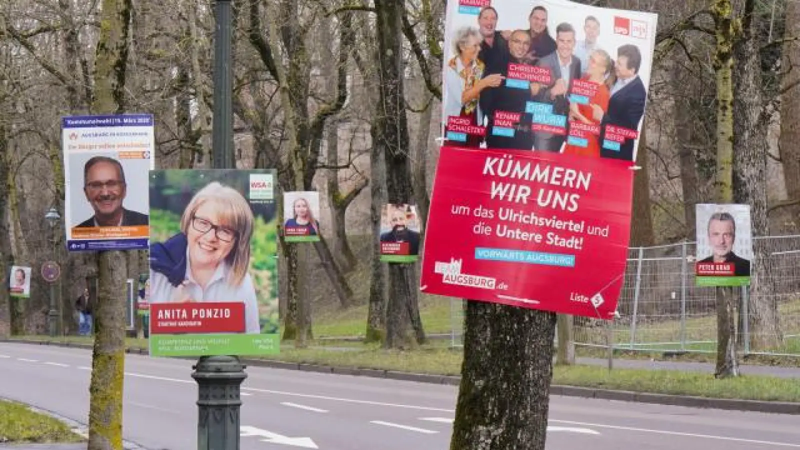 Parteien, Vereine und Bürgervereinigungen   haben bereits begonnen, in Augsburg zu plakatieren. Doch noch nicht für alle Bewerber steht fest, dass sie zur Wahl zugelassen werden.	Foto: MJT (Foto: MJT)