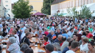 An diesem Samstag, 1. Juli, um 18 Uhr beginnt das Pöttmeser Marktfest. (Foto: Wilhelm Wagner)
