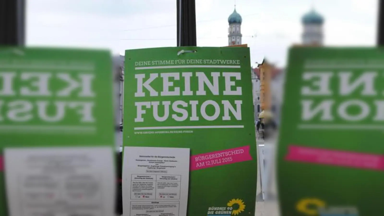 Keine Fusion - oder doch?   Die Grünen haben sich in dieser Frage zerstritten. 	Foto: David Libossek (Foto: David Libossek)