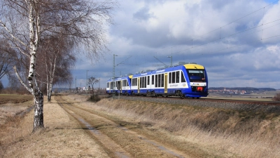 <b>Für Privatbahnen</b> wie die BRB, deren Züge auf der Paartalbahn verkehren, gilt der Streikaufruf weiter.  (Foto: BRB)