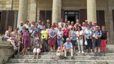 <b>Die Kühbacher Reisegruppe</b> besuchte den Landsitz Napoleons auf der Insel Elba. (Foto: Helene Monzer)