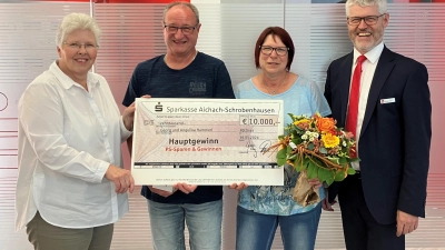 10&#32;000 Euro-Gewinn geht nach Pöttmes (Foto: Sparkasse Aichach-Schrobenhausen )