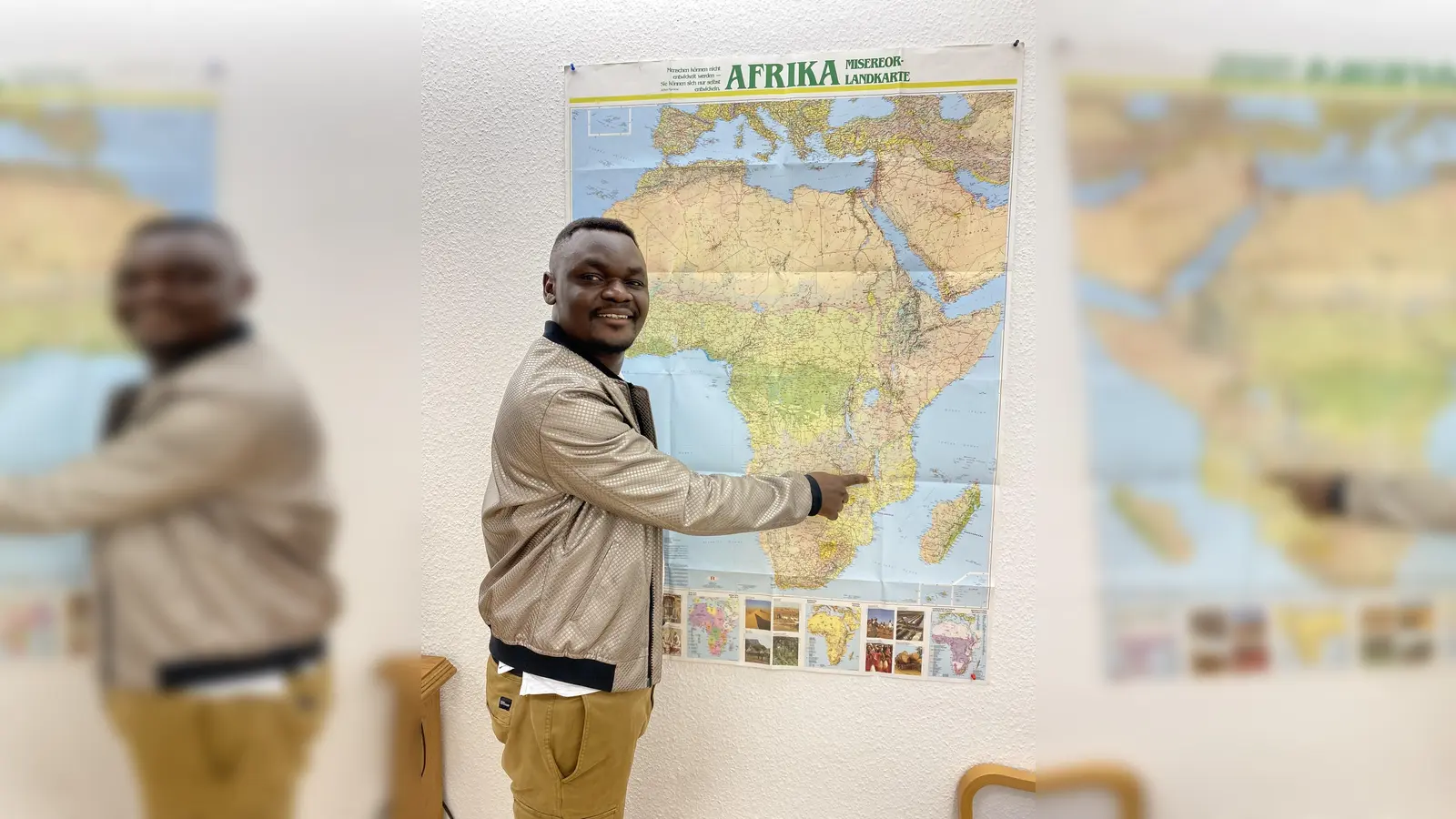 G<b>abriel Yotamu aus Malawi</b>ist einer der fünf jungen Pallottiner, die derzeit in Deutschland beziehungsweise in Friedberg sind. (Foto: Alexander Schweda)