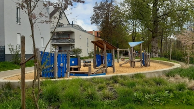 Anlässlich des Tages der Städtebauförderung werden am Samstag eine Grünanlage in Oberhausen und ein Spielplatz in der Jakobervorstadt eröffnet. An beiden Projekten war die Förderung beteiligt. (Foto: Inge Kolb/Stadt Augsburg)