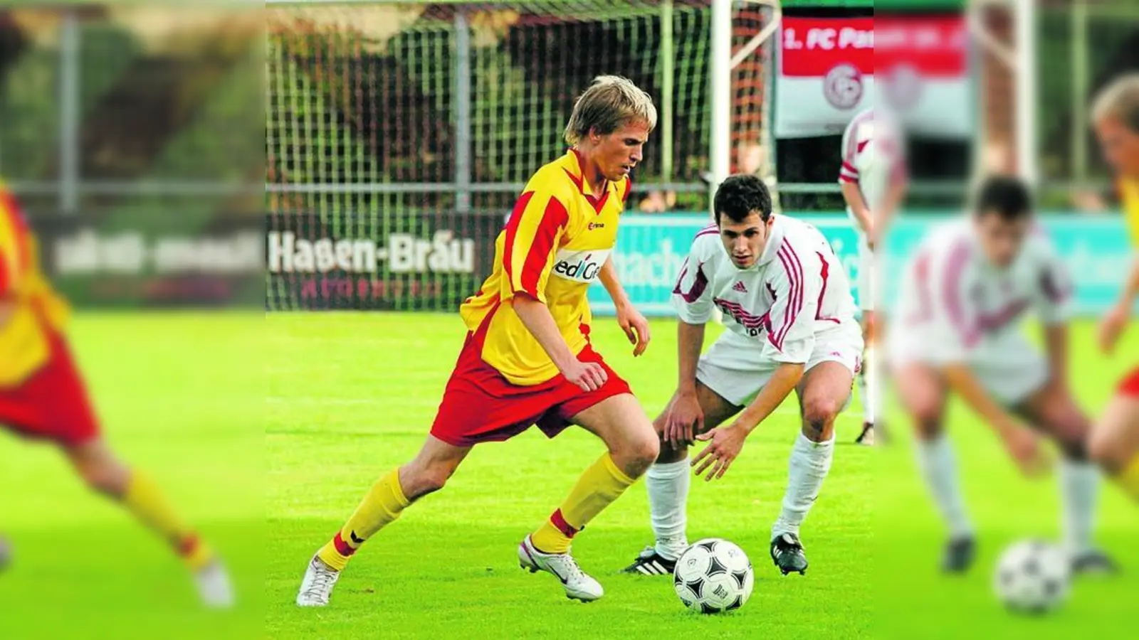 &lt;p&gt; &lt;x_bildunterschr&gt; &lt;b&gt;Der 16. BCA-Neuzugang Manuel Hiemer &lt;/b&gt; (links) spielte in der Saison 2005/06 für den Bayernligisten TSV Aindling, hier gegen einen gewissen 1. FC Passau. &lt;tab/&gt;Archivfoto: Siegfried Kerpf &lt;/x_bildunterschr&gt; &lt;/p&gt;
