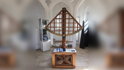  Nicht nur in Göggingen: Auch im Kopenhagener Runden-Turm-Museum ist ein Modell des Tycho Brahe´schen Quadranten zu sehen.  (Foto: Gögginger Geschichtskreis)