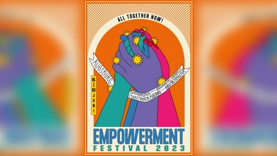 Alle gemeinsam: Am Donnerstag startet das dritte Empowerment-Festival in Augsburg. (Grafik: Lisa Neher )