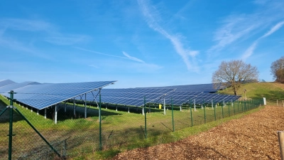 <b>Die beiden</b> von den Energiebauern geplanten Solarparks „Beim Mühlfeld“ und „Köpfelholz“ könnten möglicherweise fünf Meter hoch werden, um eine allgemeine Beweidung, etwa für Rinder, zu ermöglichen. (Foto: Alice Lauria)