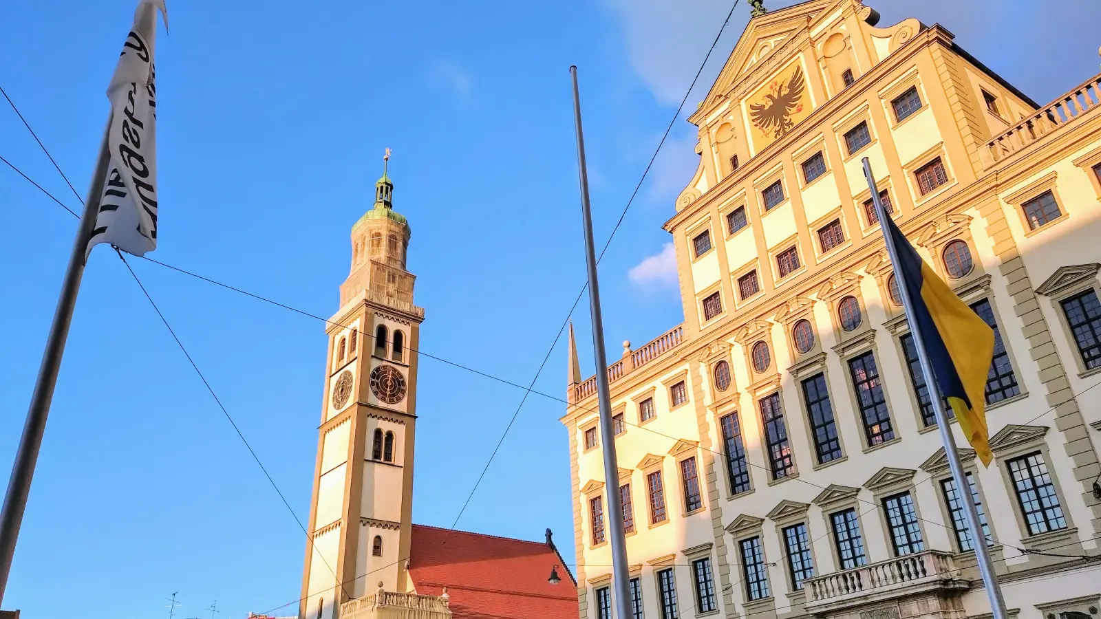 Die Stadt Augsburg hat angesichts der terroristischen Angriffe im Nahen Osten eine Allgemeinverfügung zu Versammlungen erlassen. (Foto: Maximilian Tauch)