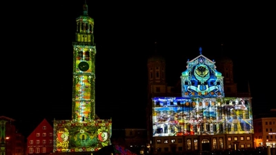 Augsburg ist seit 2019 Veranstaltungsort des „Festivals of Lights”. (Foto: Valterio D'arcangelo)