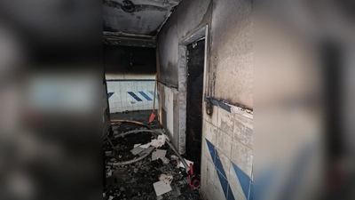 Der Schaden, den ein Feuer im Sportheim anrichtet, ist enorm.  (Foto: Feuerwehr Griesbeckerzell)