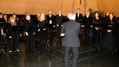 <b>Einen umjubelten Auftritt</b>absolvierten die „Glonnies” aus Odelzhausen in der Tanderner Pfarrkirche. Der Chor sang für eine neue Kirchenorgel.  (Foto: Franz Hofner)