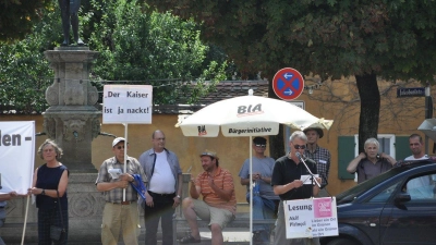 Wie schon 2015 will die rechte „Bürgerinitiative Ausländerstopp Augsburg” am Friedensfest eine Kundgebung abhalten. Diesmal müssen sie auf den Prinzregentenplatz ausweichen. (Foto: Markus Höck)