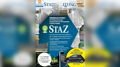 Die neue StaZ liefert jedes Wochenende die spannendsten und wichtigsten Geschichten aus den Regionen Augsburg, Paartal, Günzburg, Dillingen und Neu-Ulm. Mit der neuen Dachmarke hat die Augsburger Printausgabe zudem auf ein handlicheres Format umgestellt.  (Foto: staz)