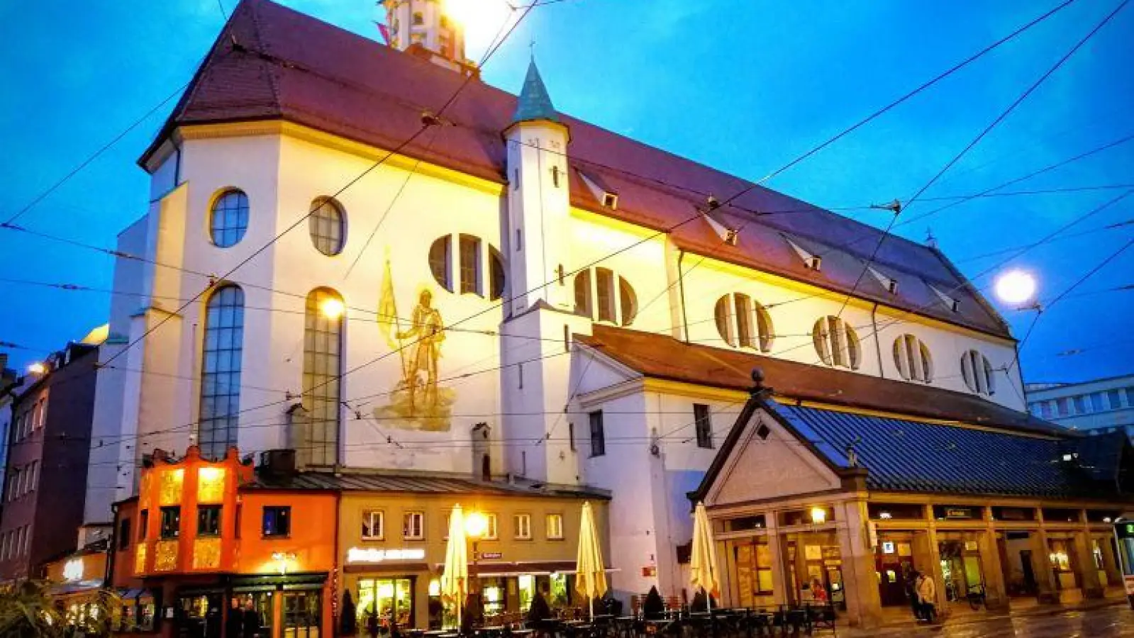Die Kriminalpolizei ermittelt nach einem Einbruch in der Moritzkirche nun gegen Unbekannt.  (Foto: mjt)