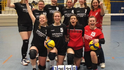 <b>Wichtige Punkte</b> im Kampf um den Klassenerhalt holten die Volleyballerinnen des TSV Aichach. In den nächsten Wochen stehen für die TSV-Frauen wichtige Spiele an. (Foto: vb)