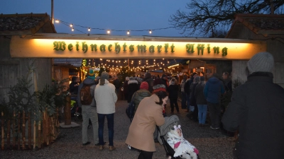 Mit einem umfangreichen Programm erwartet der Affinger Weihnachtsmarkt kleine und große Besucher. (Foto: AZ-Archiv)