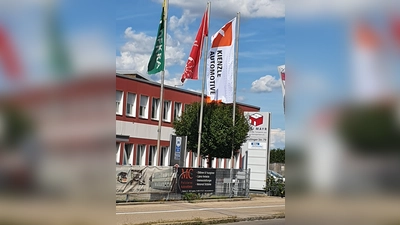 <b>An der Augsburger Niederlassung</b> weht schon die Kienzle-Fahne.  (Foto:  pm)